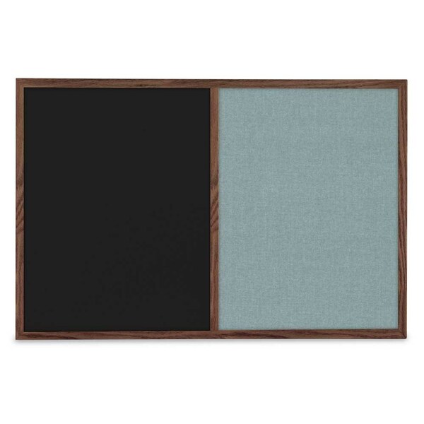 Slim Style Indoor Enclosed Corkboard, 36